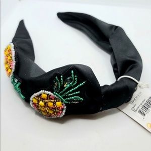 Anthropologie Pineapple embellished headband